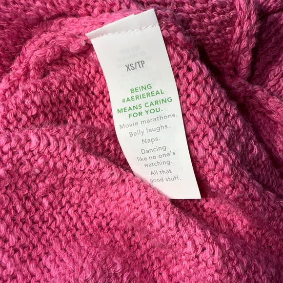 Aerie | Oversized Voop Sweater | XS | Pink - Picture 4 of 5